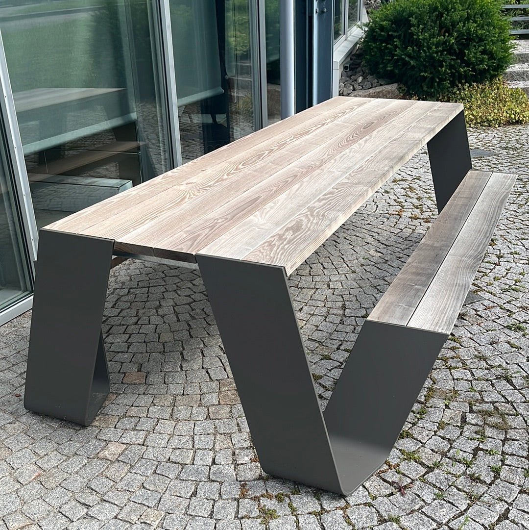 Extremis / Hopper Picnic Wood / Outdoortisch mit Bänken - architare shop