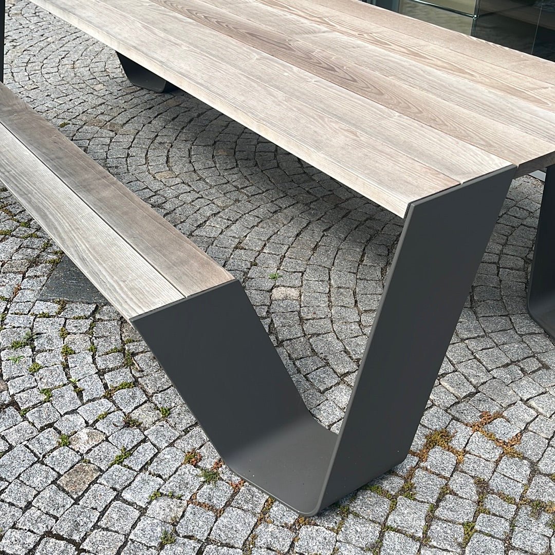 Extremis / Hopper Picnic Wood / Outdoortisch mit Bänken - architare shop