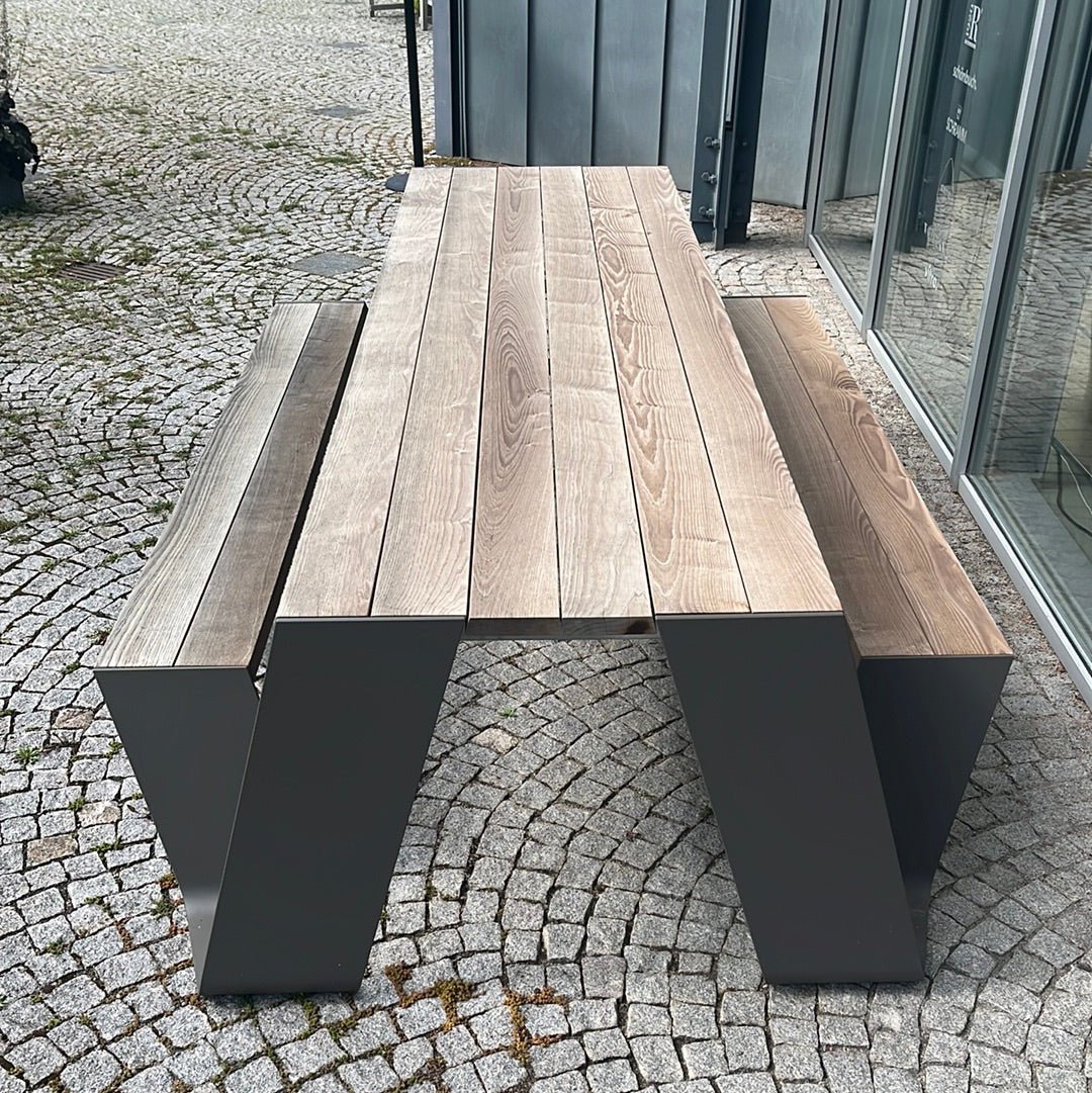 Extremis / Hopper Picnic Wood / Outdoortisch mit Bänken - architare shop