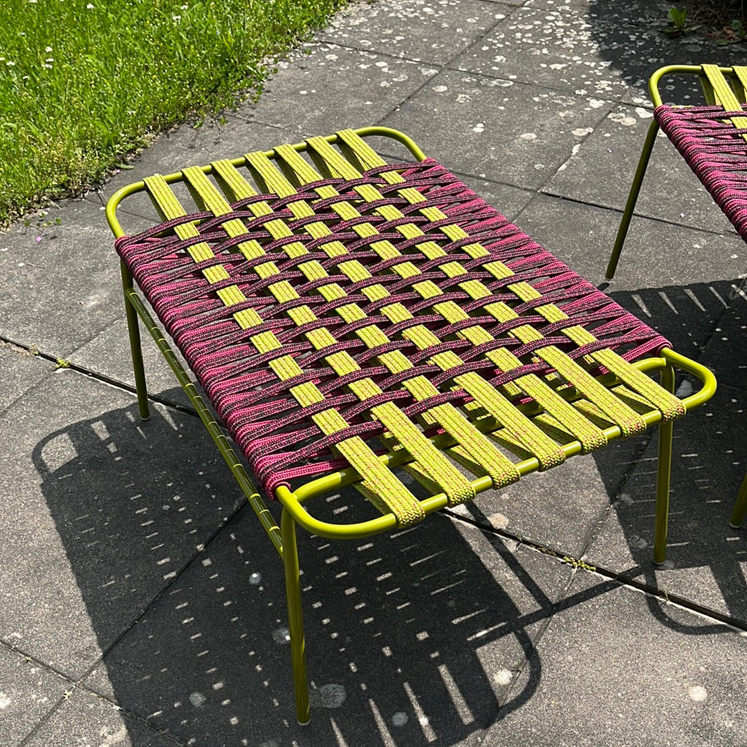 Paola Lenti / TELAR / lounge chair + stool