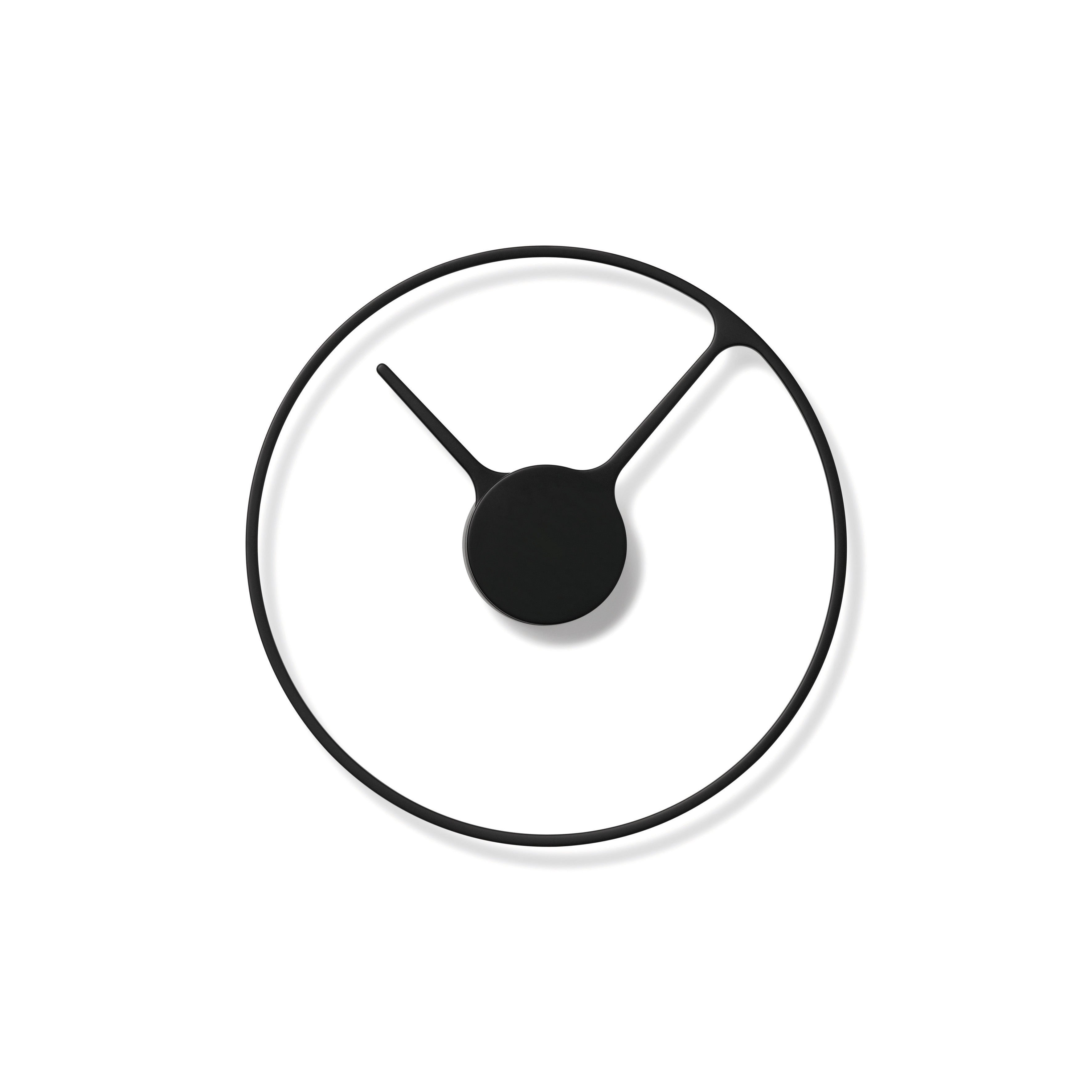 Stelton / Time / Wanduhr - Ø 30 - schwarz Uhr 